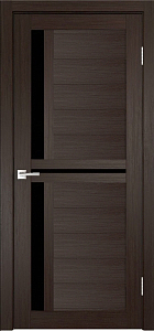 Товар Межкомнатная дверь Легенда Z-1 тон Грей Остекление Лакобель черное